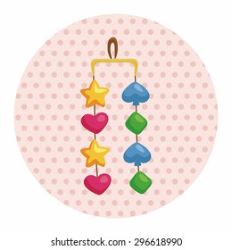 baby hanging theme elements