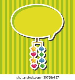 baby hanging theme elements