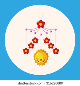 baby hanging theme elements