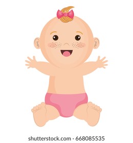 Baby is happy