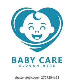Baby Happy Logo, Vektorvorlage