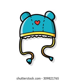 baby hat doodle