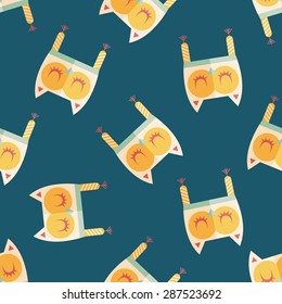 baby hat flat icon,eps10 seamless pattern background