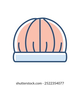Baby hat icon. Cute baby hat with a dome shape, representing warmth and protection.