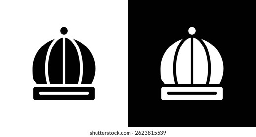 Baby hat icon for logo web mobile app UI design.