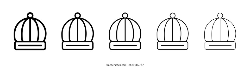 Baby-Hut Symbol Einfache dünne Linie flaches Symbol