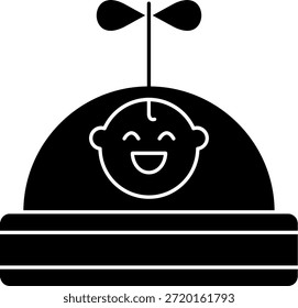 Baby hat Line vector Icon Design