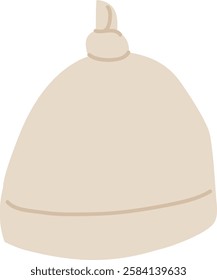 Baby Hat Outfit Vector Illustration