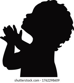 a baby head silhouette vector