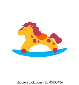 baby horse toy vector, suitable for web icon etc.