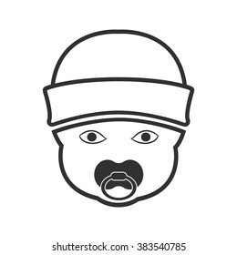 Baby icon. 