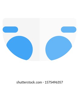 Baby Icon Design Flat Style Part 10 Diaper