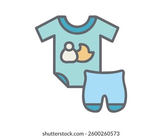 Baby icon , baby fashion vector, baby fashion icon
