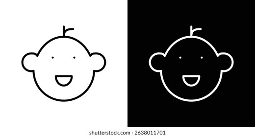 Baby icon Graphic vector set for ui design