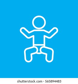 baby icon illustration isolated vector sign symbol
