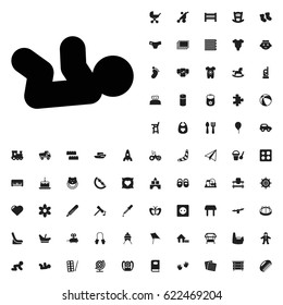 Baby icon illustration isolated vector sign symbol. baby icons vector set. on white background