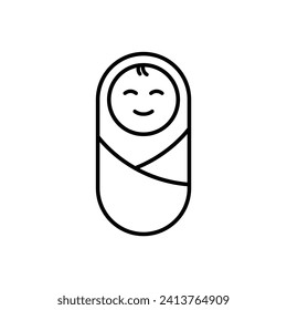 baby icon. infant icon vector 