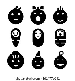 baby icon isolated sign symbol vector illustration - Collection of high quality black style vector icons
