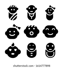 baby icon isolated sign symbol vector illustration - Collection of high quality black style vector icons
