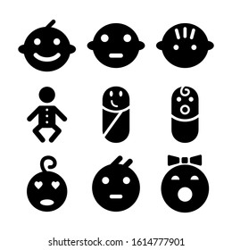 baby icon isolated sign symbol vector illustration - Collection of high quality black style vector icons
