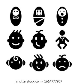 baby icon isolated sign symbol vector illustration - Collection of high quality black style vector icons
