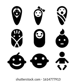 baby icon isolated sign symbol vector illustration - Collection of high quality black style vector icons
