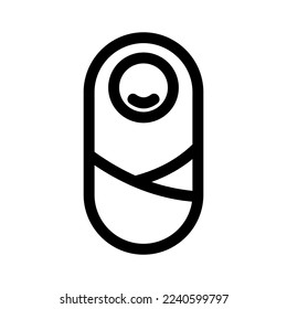 baby icon or logo isolated sign symbol vector illustration - high quality black style vector icons
