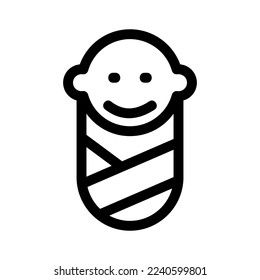 baby icon or logo isolated sign symbol vector illustration - high quality black style vector icons
