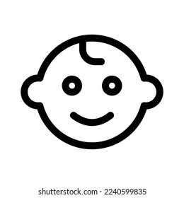 baby icon or logo isolated sign symbol vector illustration - high quality black style vector icons
