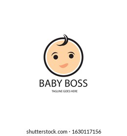 baby icon logo vector design