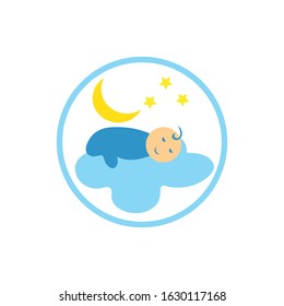 baby icon logo vector design