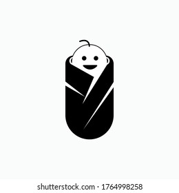 Baby Icon. Newborn, Infant Symbol - Vector.
