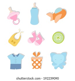 baby icon set
