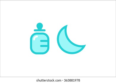 Baby icon set