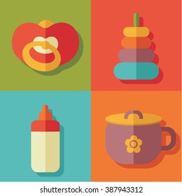 baby icon set
