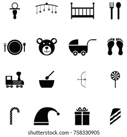 baby icon set