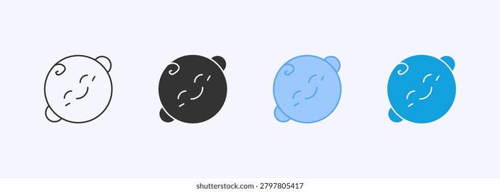 Baby Icon Set Multiple Style Collection Vector Illustration