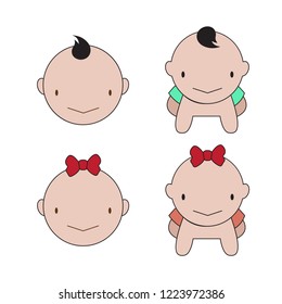 Baby icon set for Web and Mobile Applications