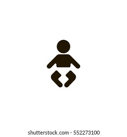 Baby Icon. Sign Design