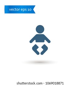 baby. baby icon. sign design. Vector EPS 10.