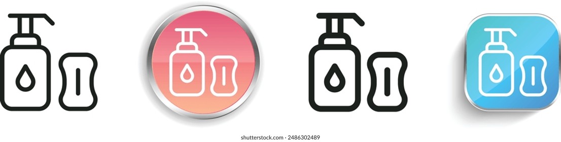 baby icon. Thin Linear, Regular and Button Style Design Isolated On White Background