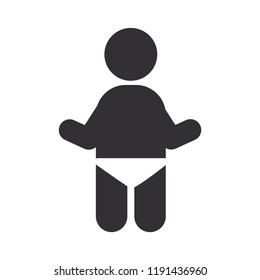 baby icon vector