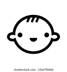 baby icon vector