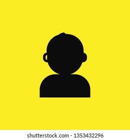 baby icon vector