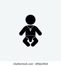 baby icon vector
