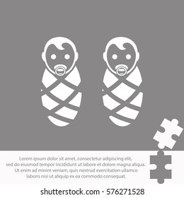 Baby  icon Vector design.