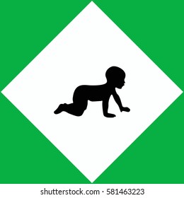 Baby  icon Vector design.