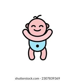 baby icon vector design templates 
