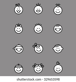 Baby icons