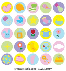 baby icons for newborn, web icons and others
